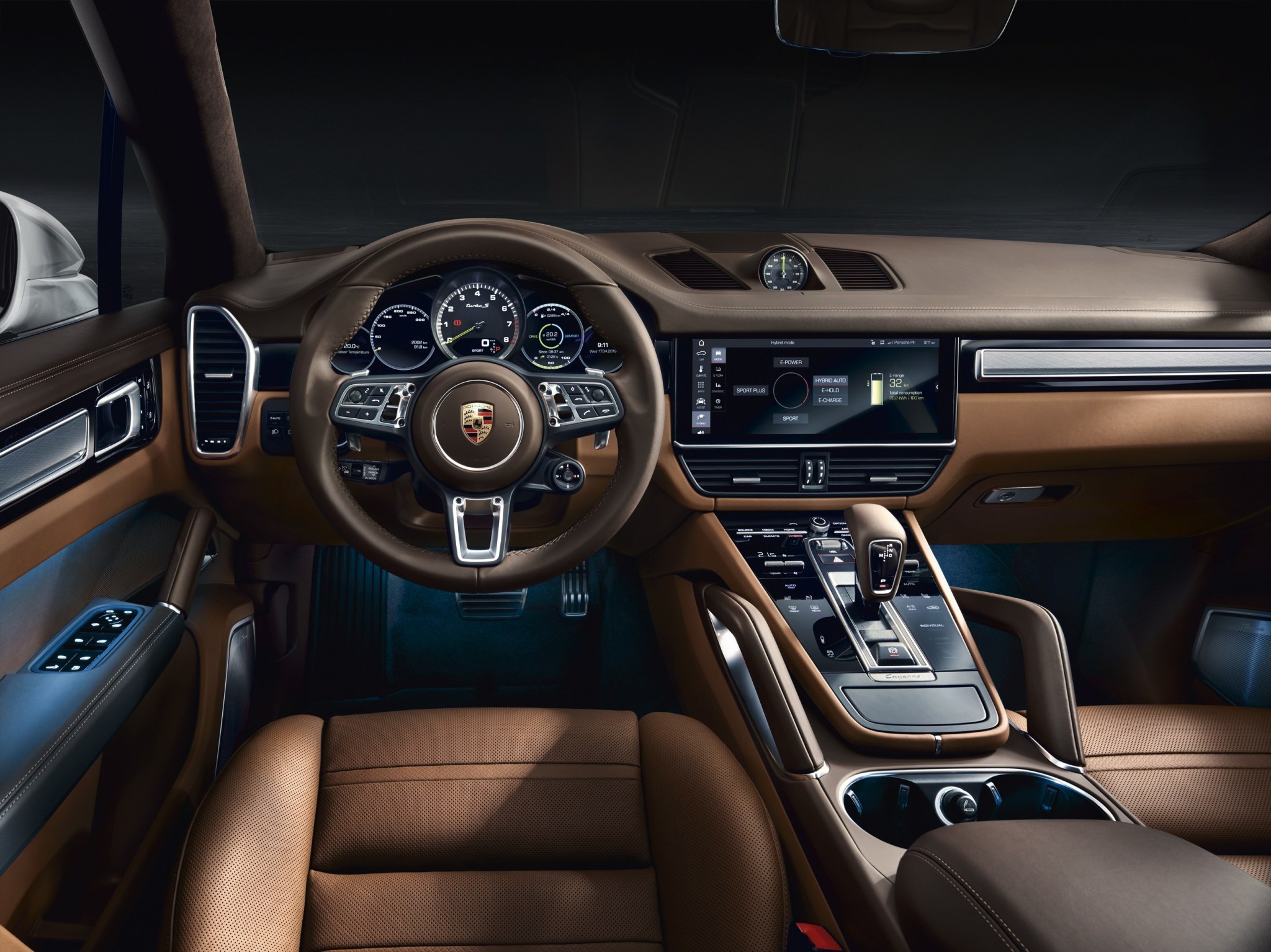 2020 Porsche Cayenne Turbo S E Hybrid Interior